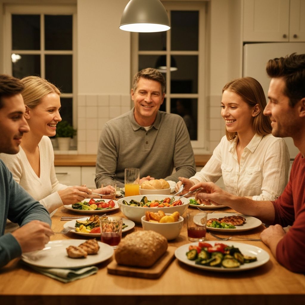 Abendessen für Familie